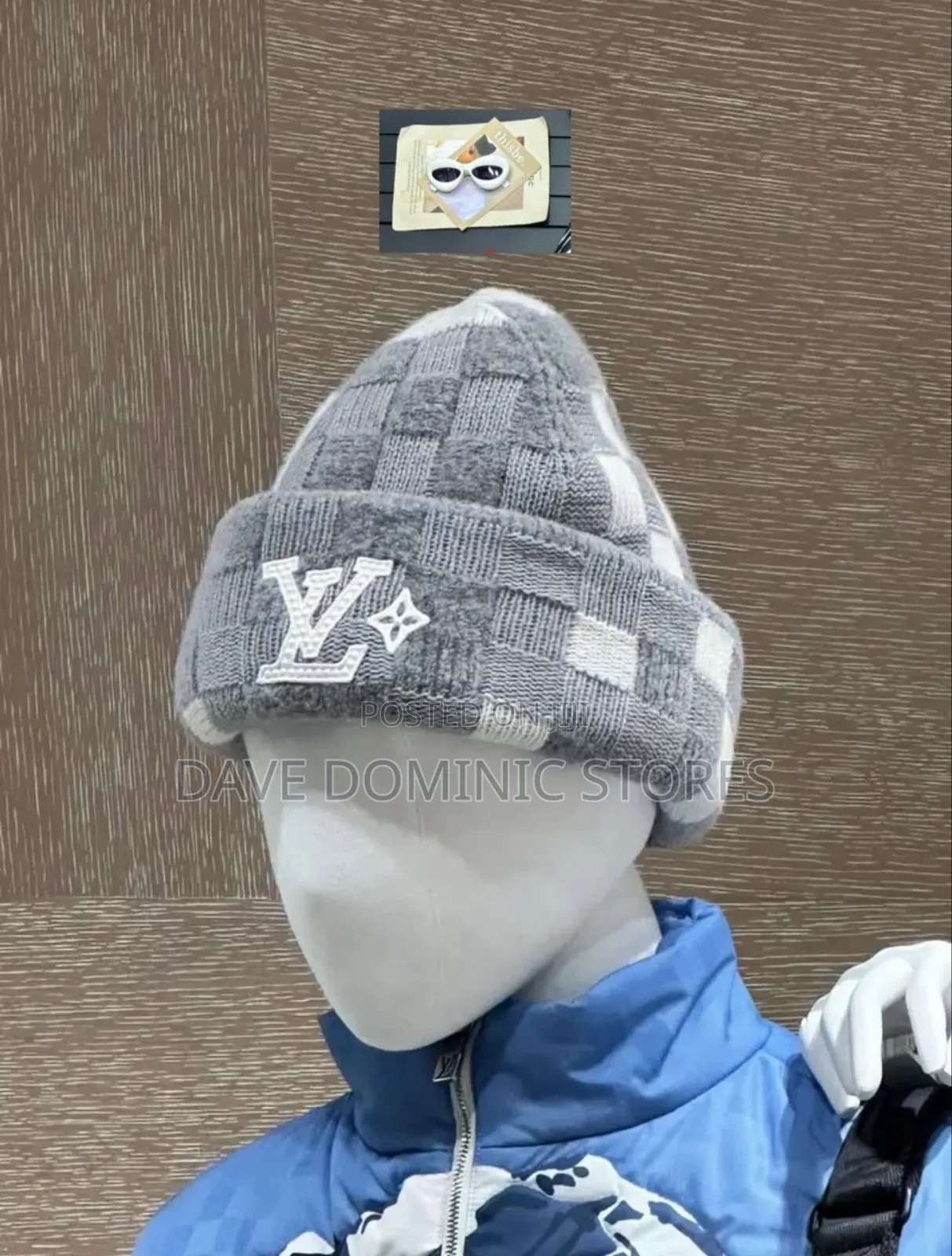Louis Vuitton 2 Face Beanie / Head Warmer