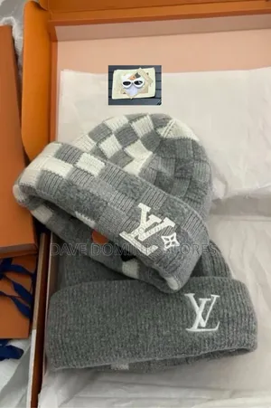 Louis Vuitton 2 Face Beanie / Head Warmer