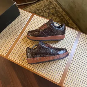 *Cop the Nike Air Force One Low Textured Croc/Fauna Brown*