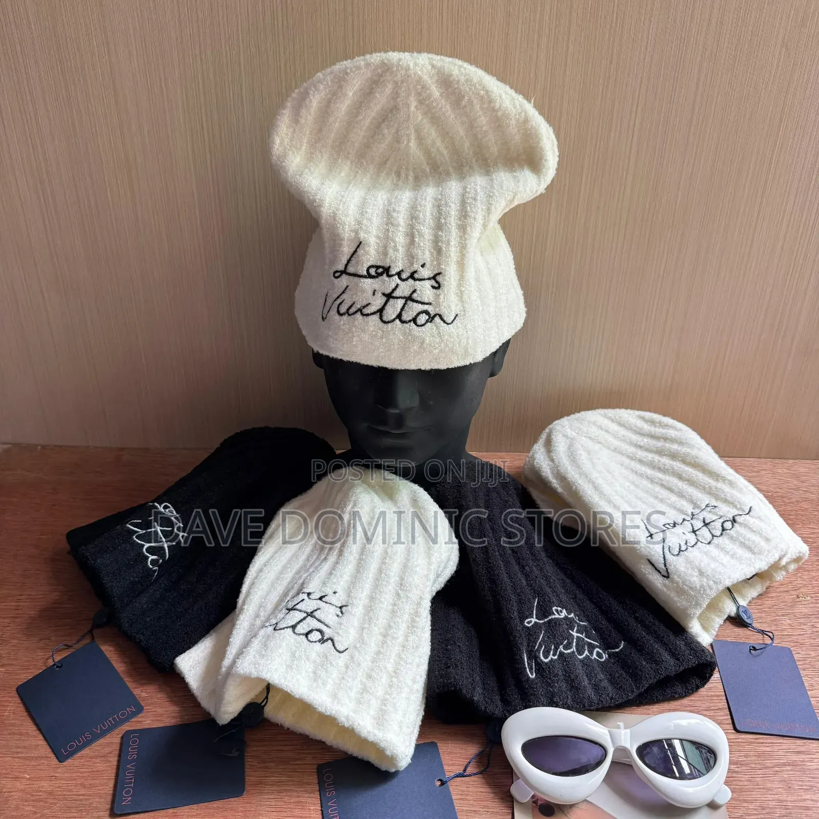 Louis Vuitton 2 Face Beanie / Head Warmer