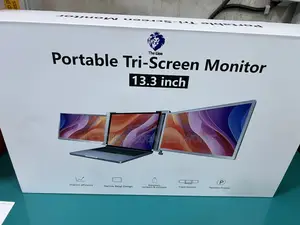 Portable Tri-Screen Monitor 13.3inches.