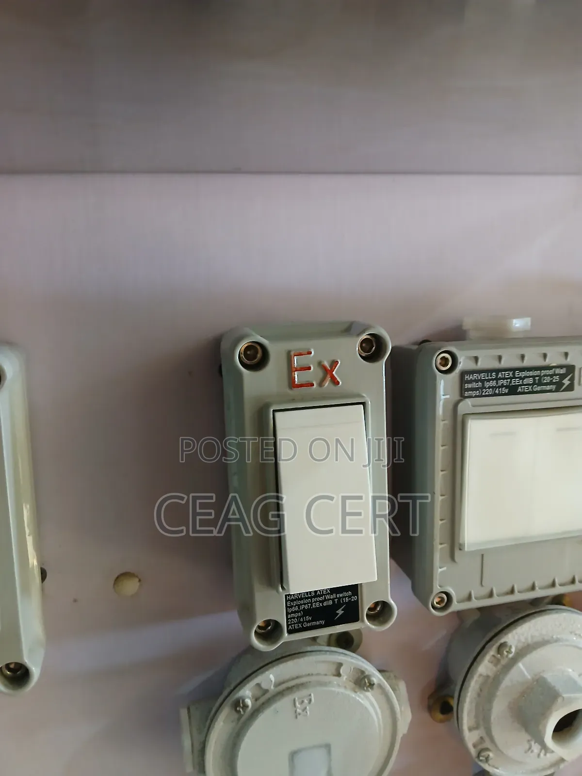 1gand and 2gang Fire Proof Switch