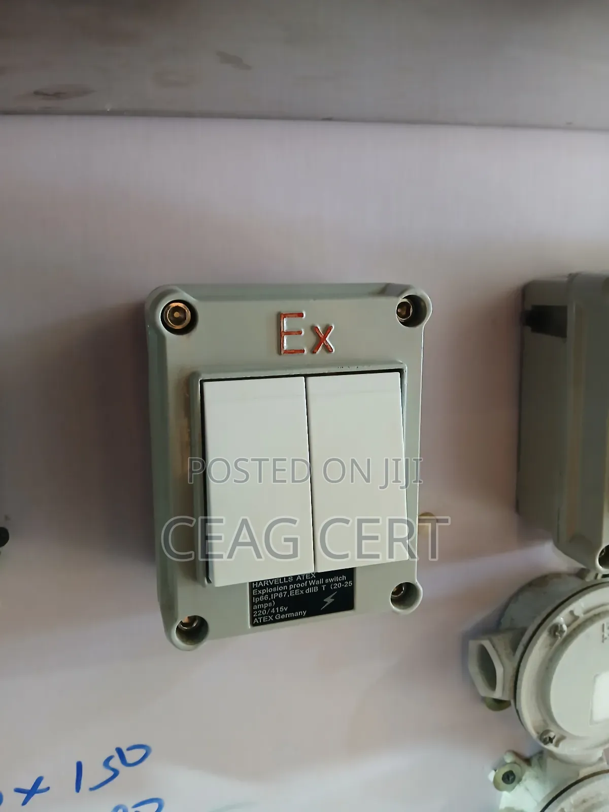 1gand and 2gang Fire Proof Switch