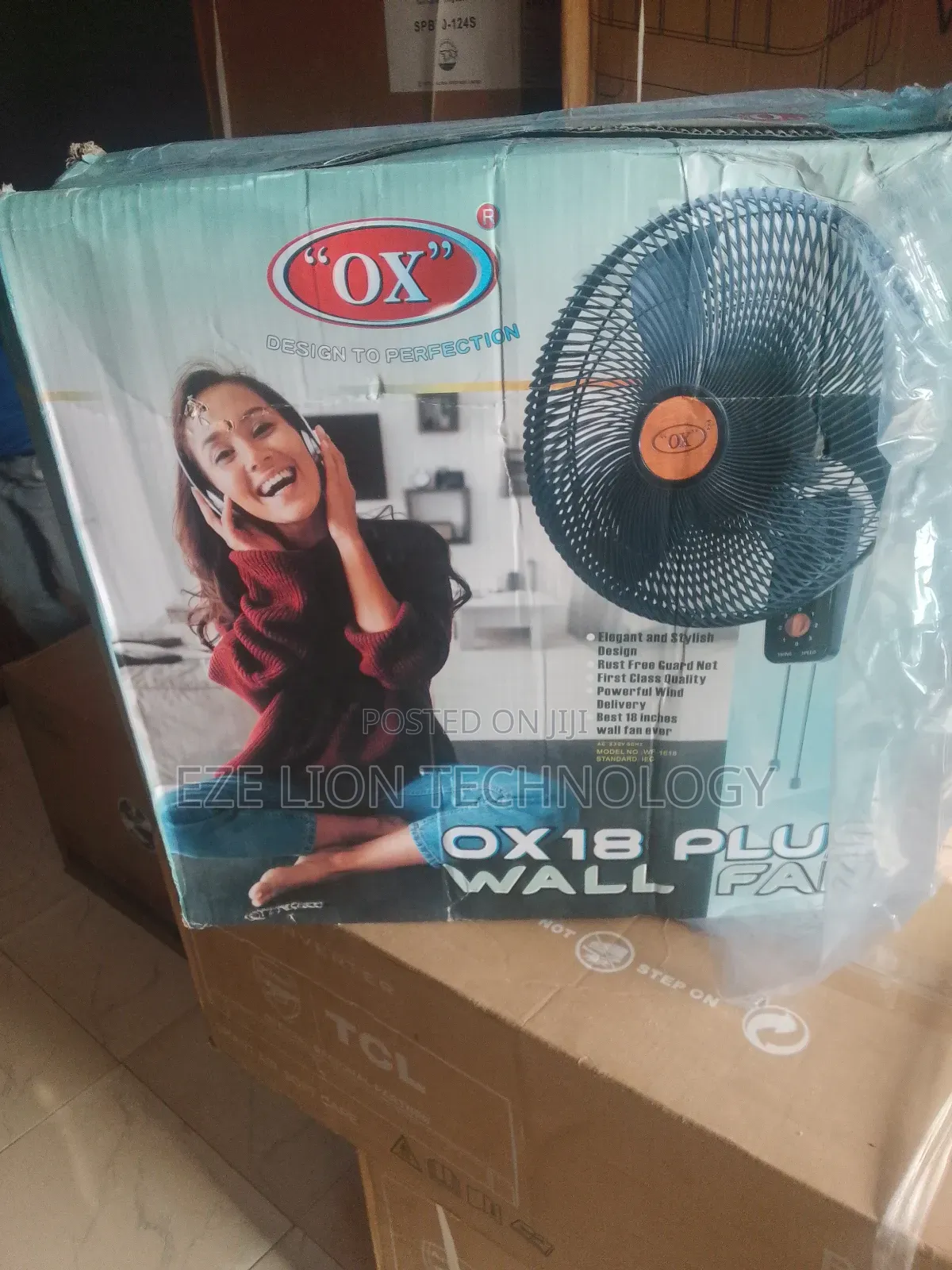 Wall Mounted Ox 18inch Fan