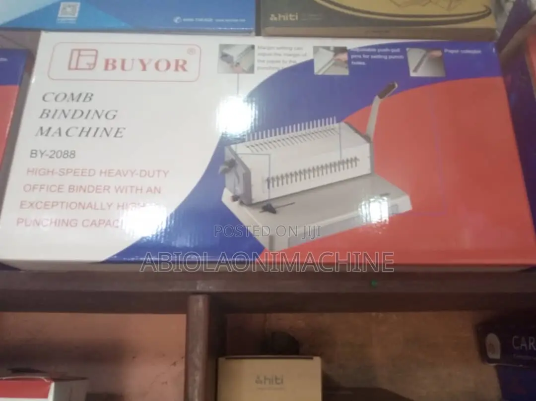 By-2088 Comb Spiral Binding Machine