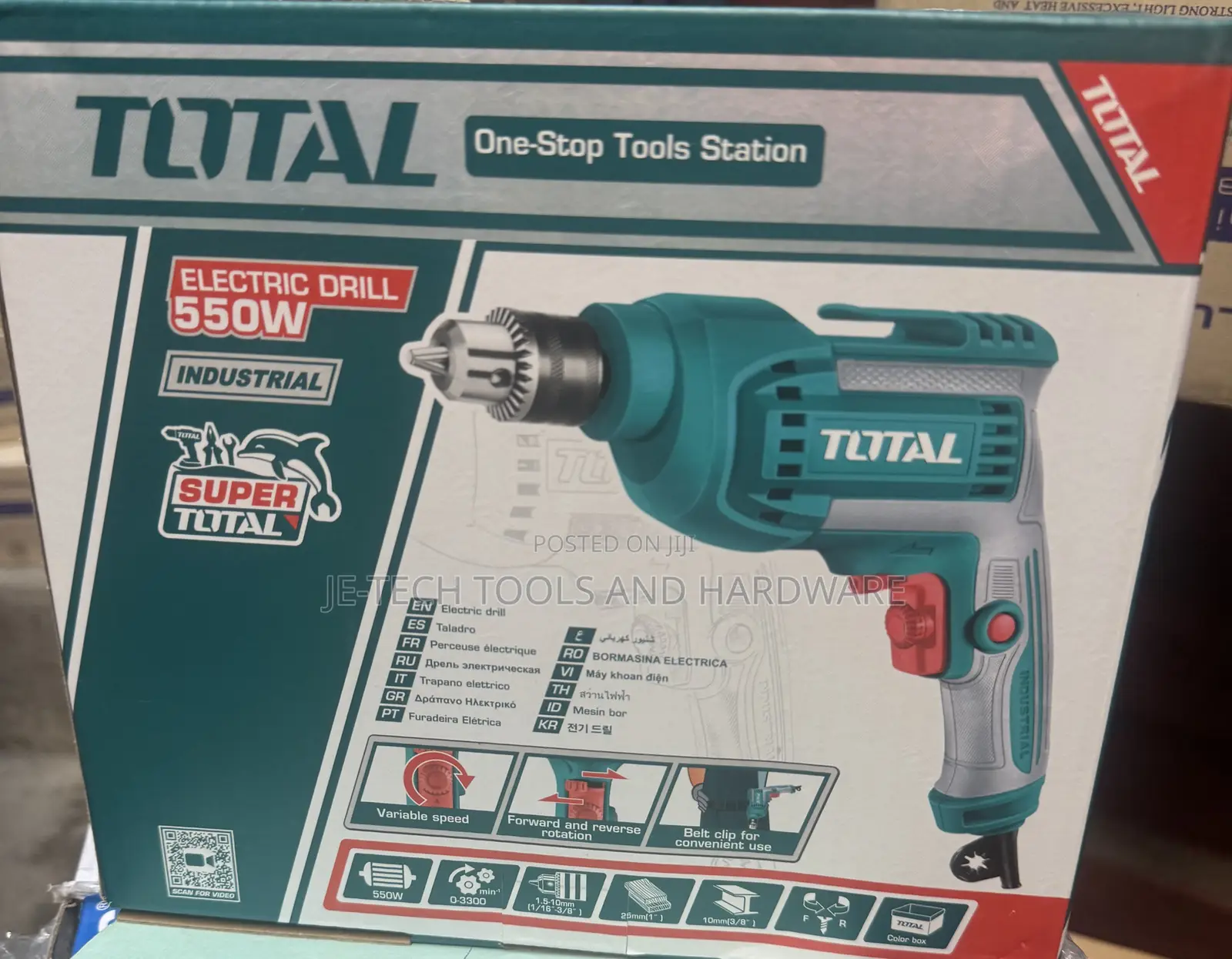 Total Brand Electric Drill 550w