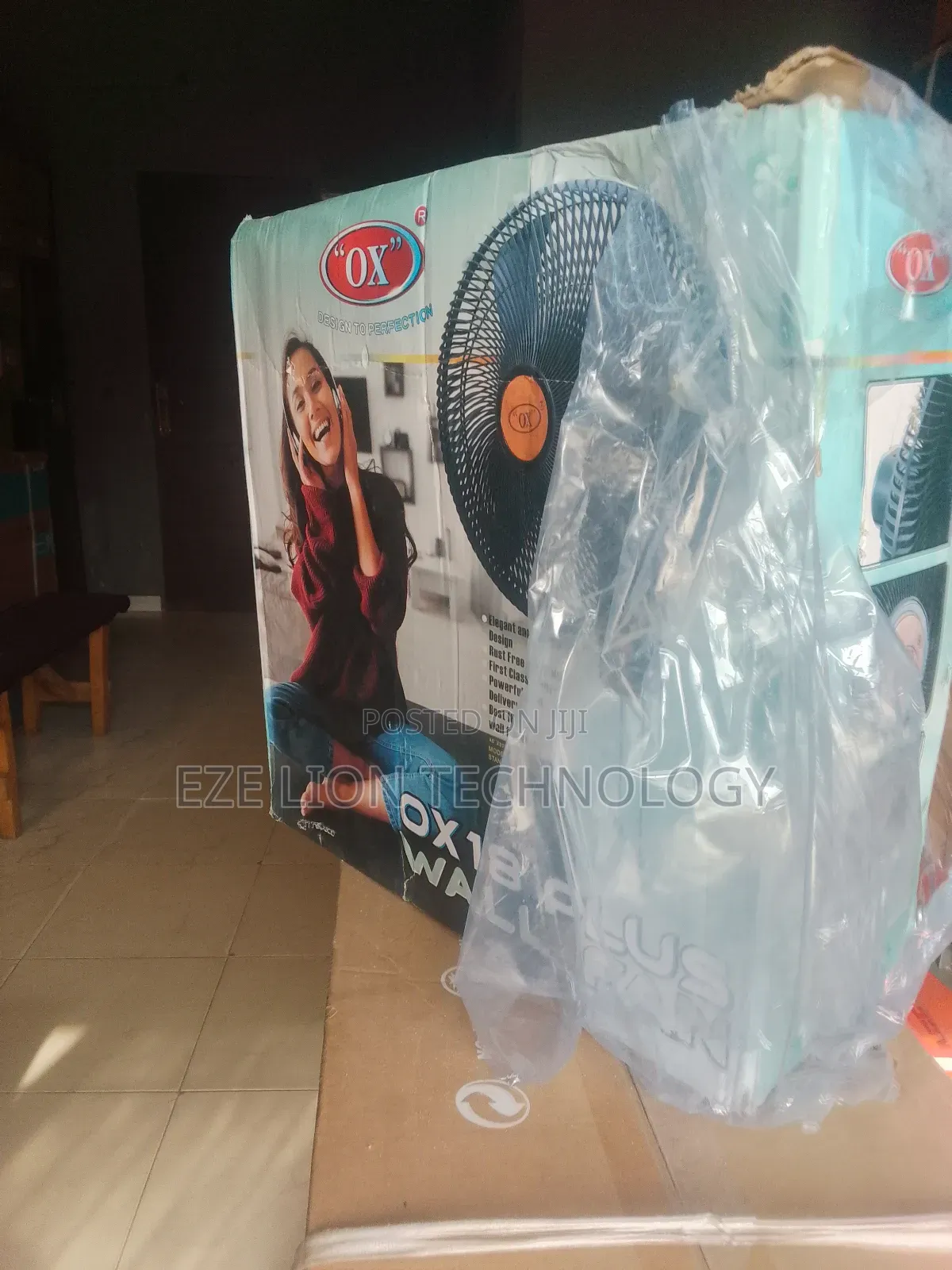 Ox 18" Elegantly Made Wall Fan
