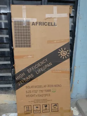 2 PCS 300watts Solar Panel Africell Product