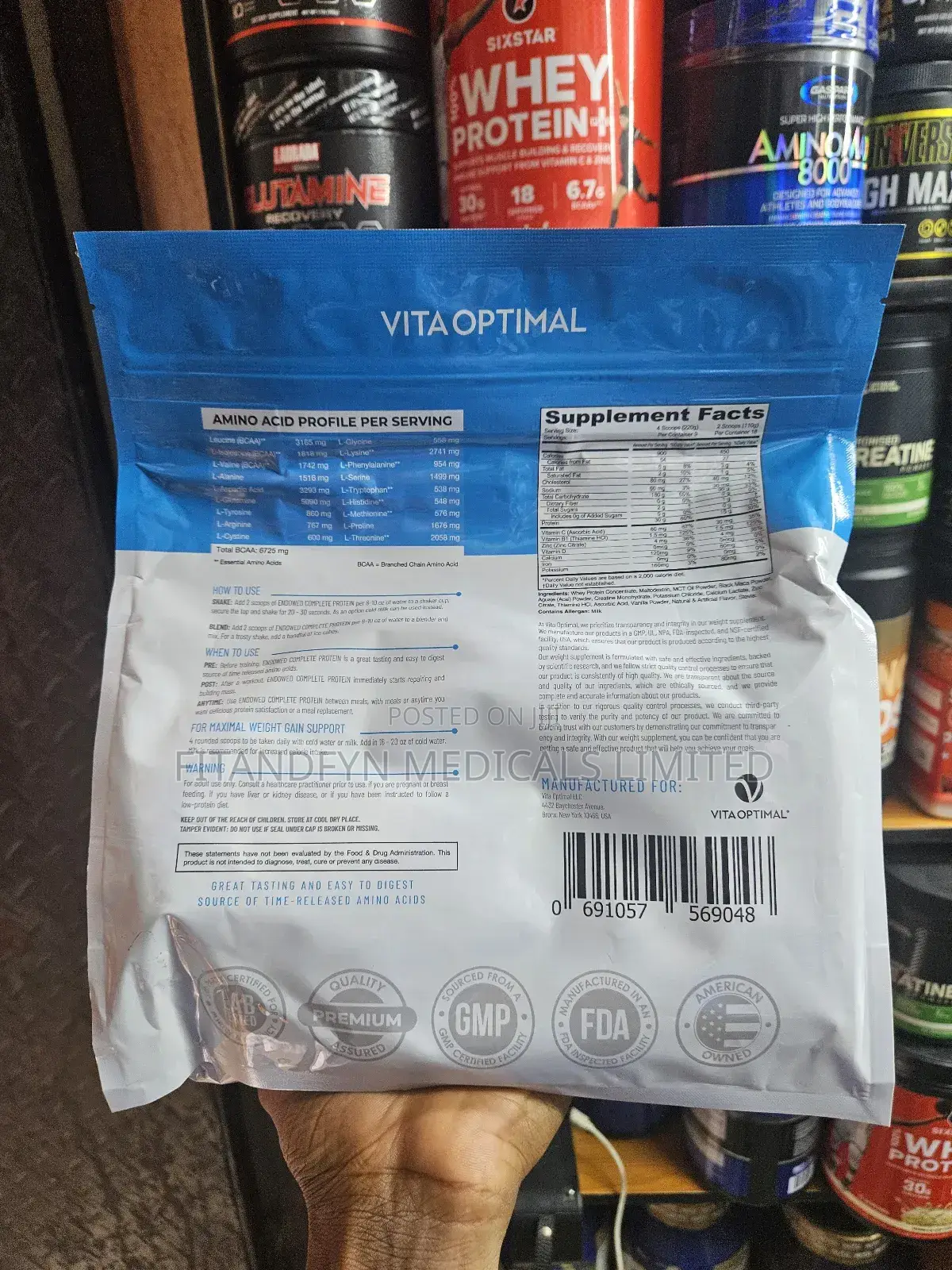 Endowed Complete Protein