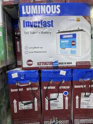 230ah 12v Luminous Solar Tubular Battery. Best Importer and Vendor