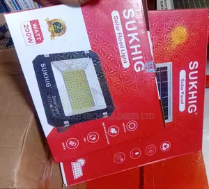 Sukhig Light Flood Light 200w With Solar Panel