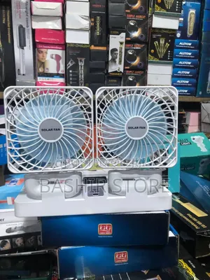 2 in 1 Double Head Charging Fan