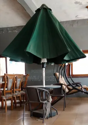Outdoor Patio Umbrella With Table Chairs