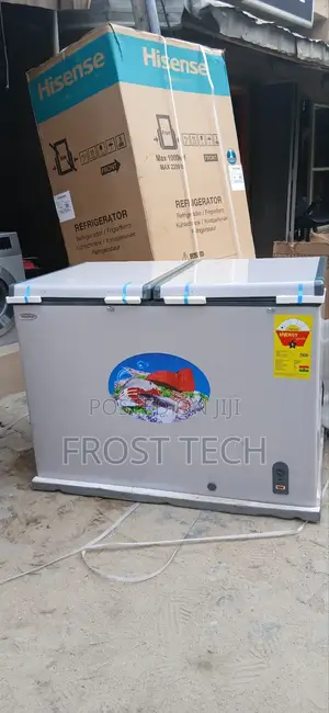 Aucma Bd468 Double Door Chest Freezer.