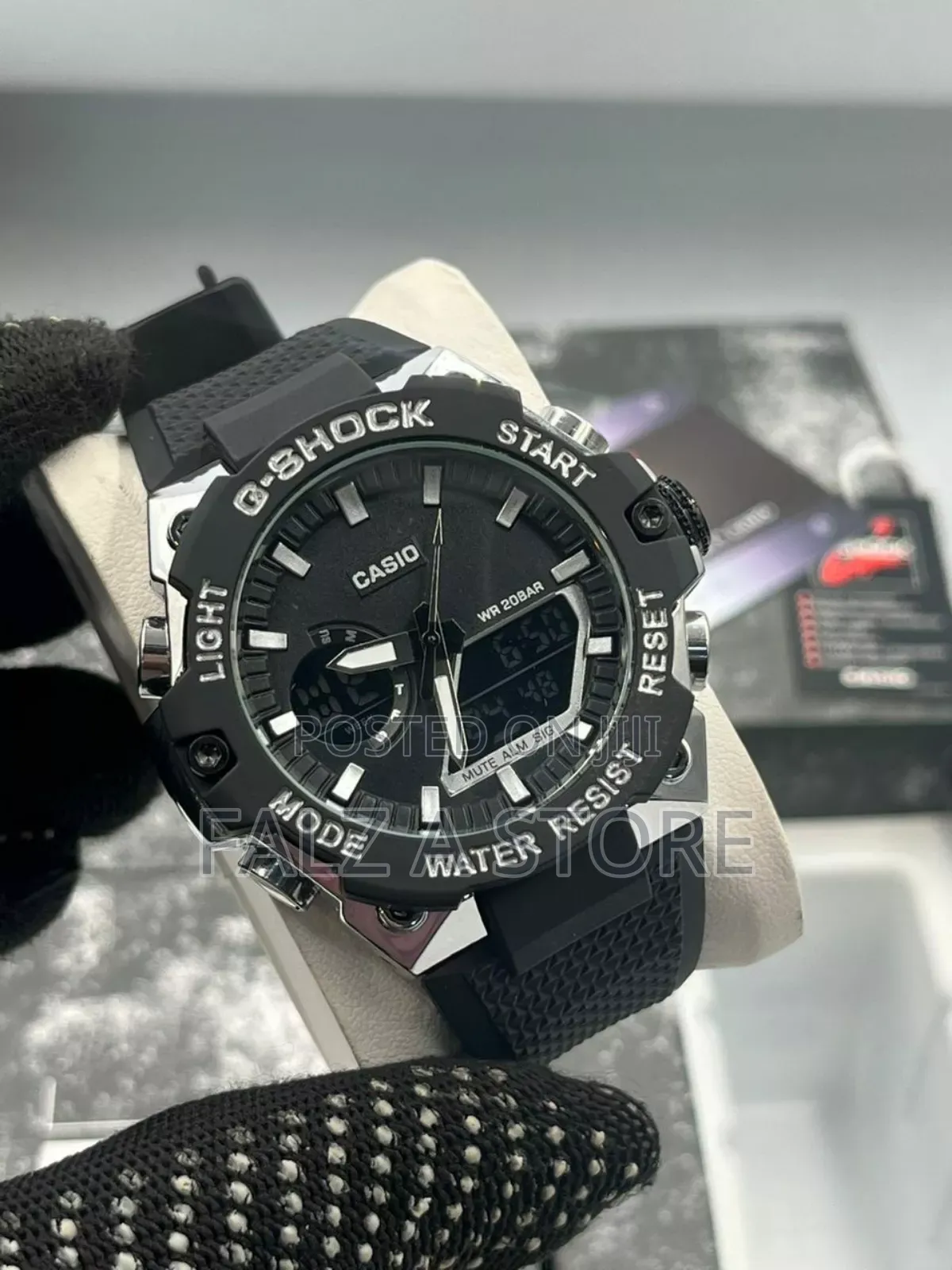 G-Shock Rubber Wristwatch (Analog and Digital)