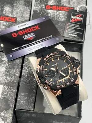 G-Shock Rubber Wristwatch (Analog and Digital)
