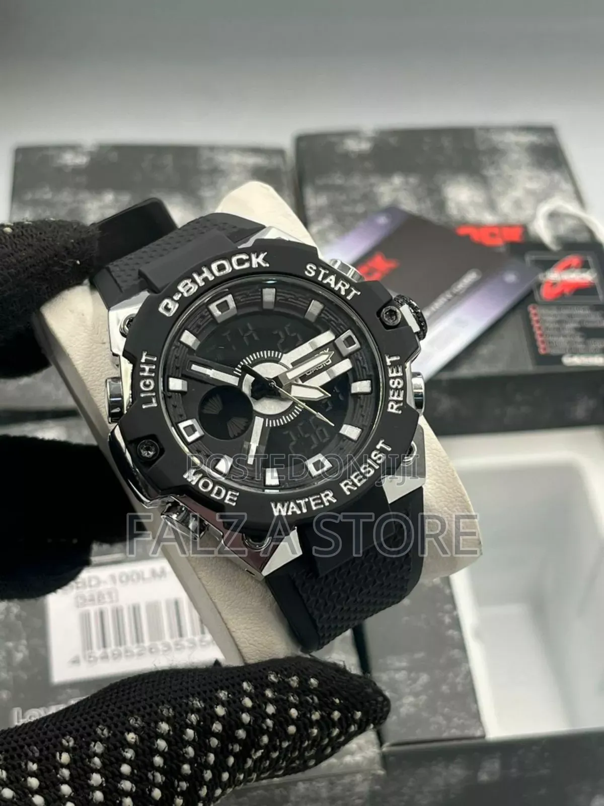 G-Shock Rubber Wristwatch (Analog and Digital)