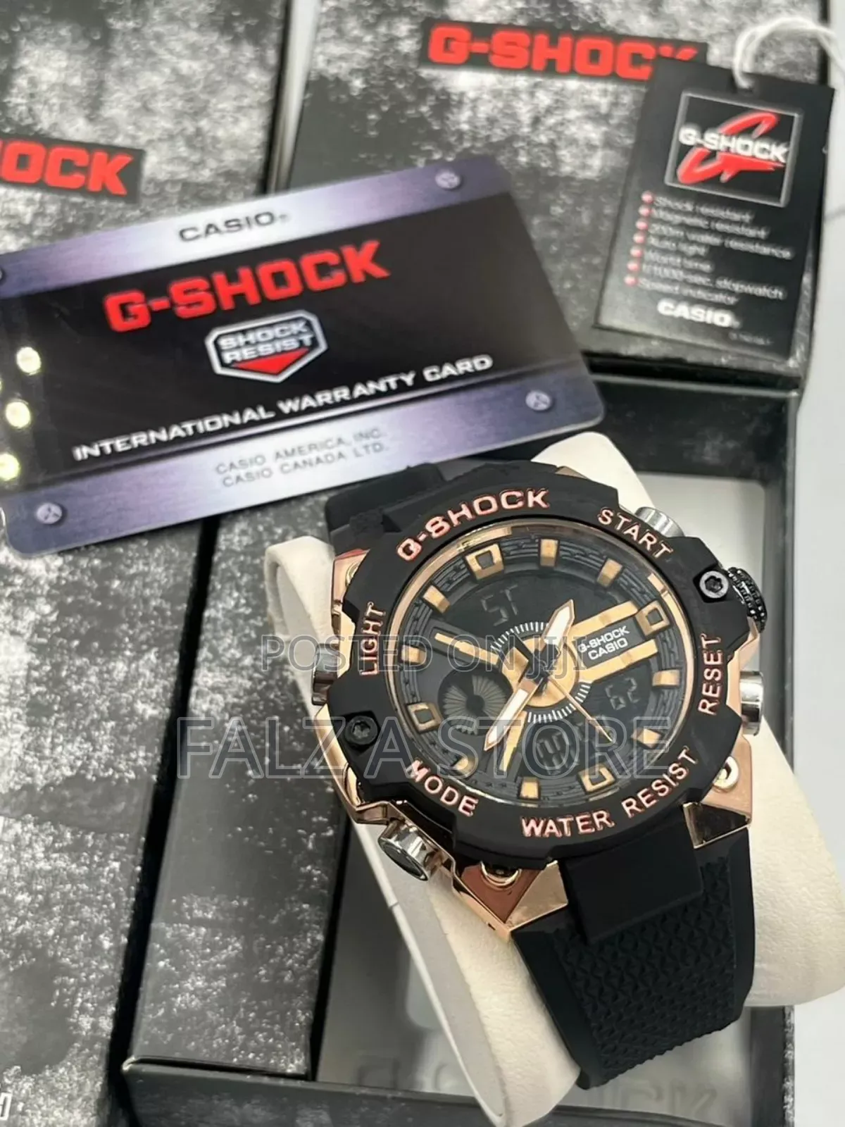 G-Shock Rubber Wristwatch (Analog and Digital)