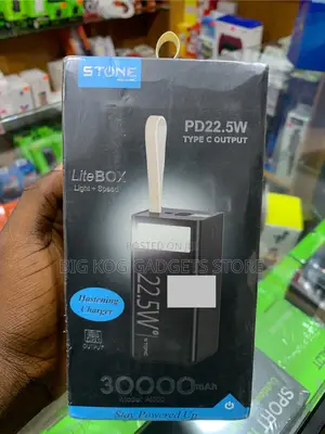 Stone Power Bank With Light