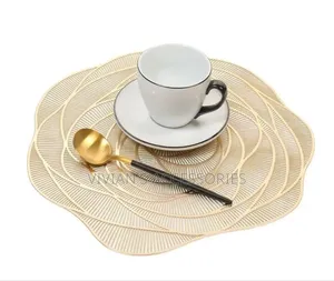 Morden Design Gold Table Mat Per Doz(12pcs)