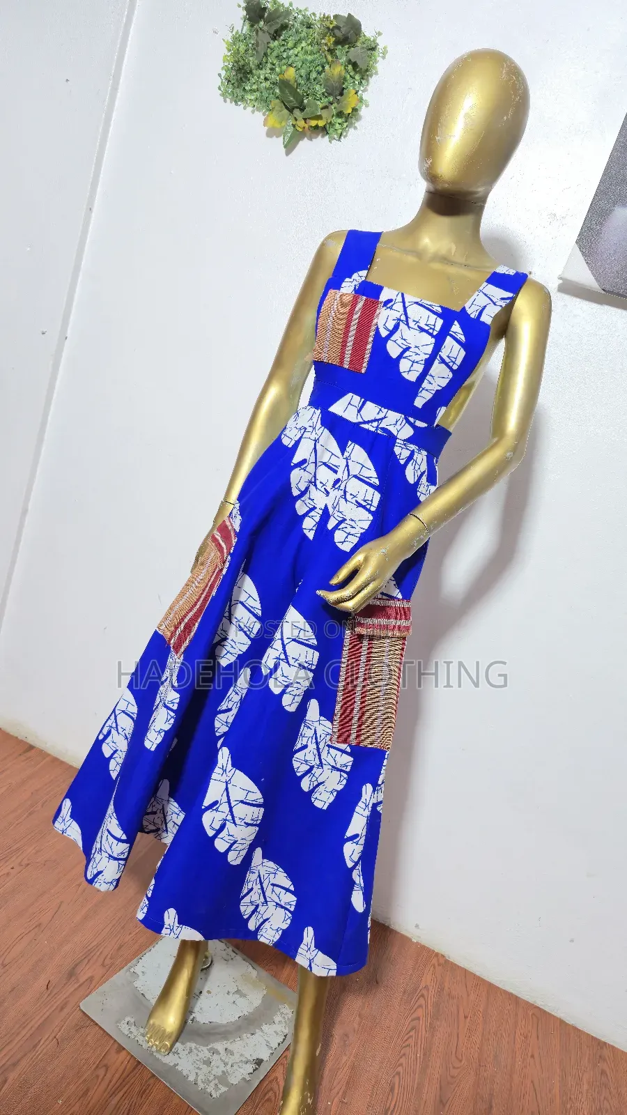 Ankara-Asooke Dungarees