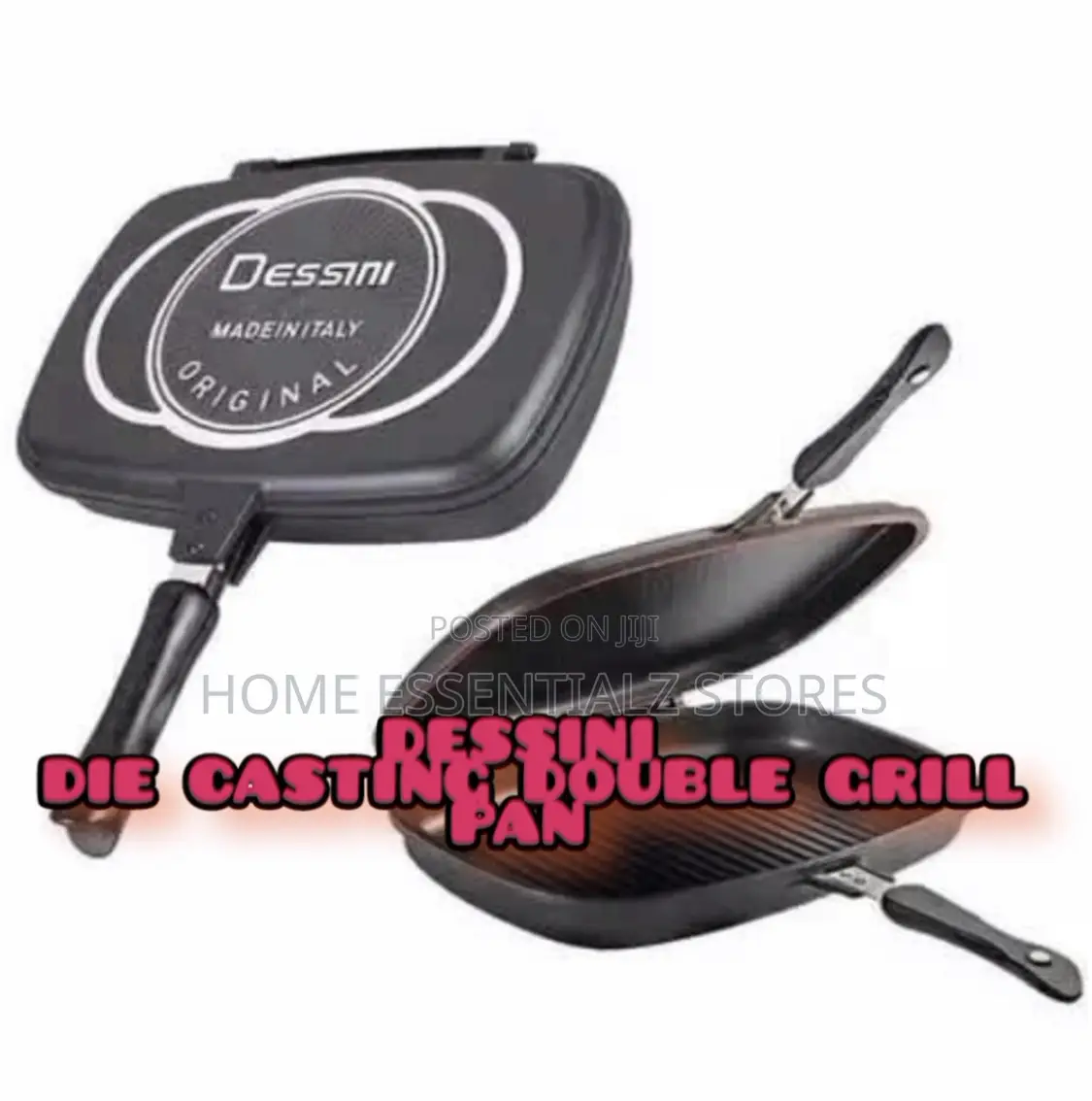 40cm Dessini Pan - Die Casting Double Grill Pan