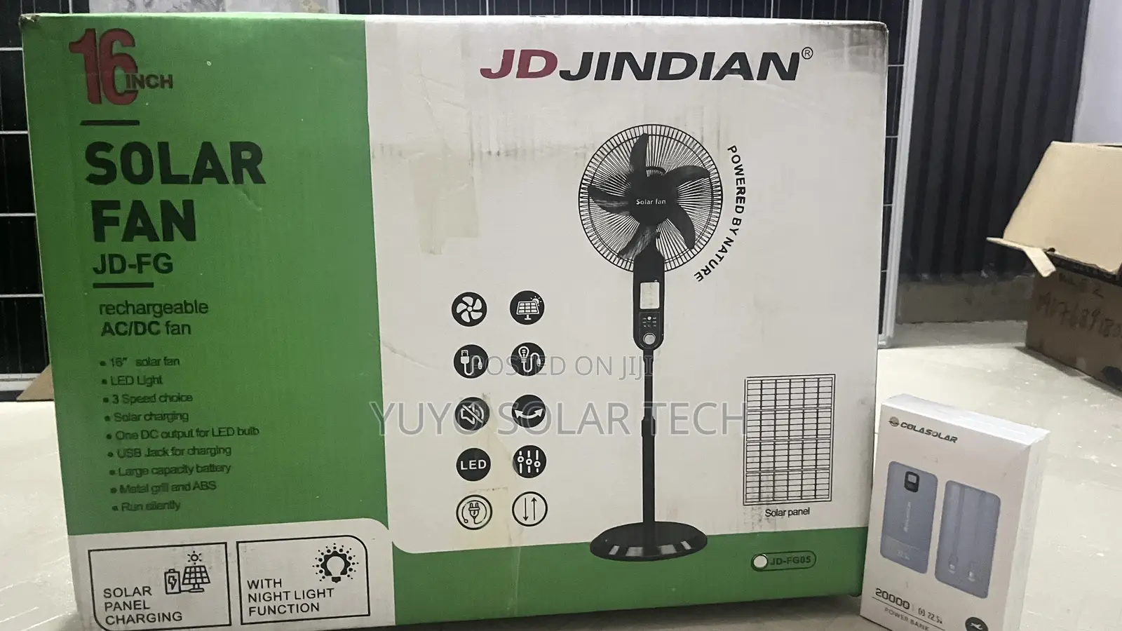 16”Solar Fan