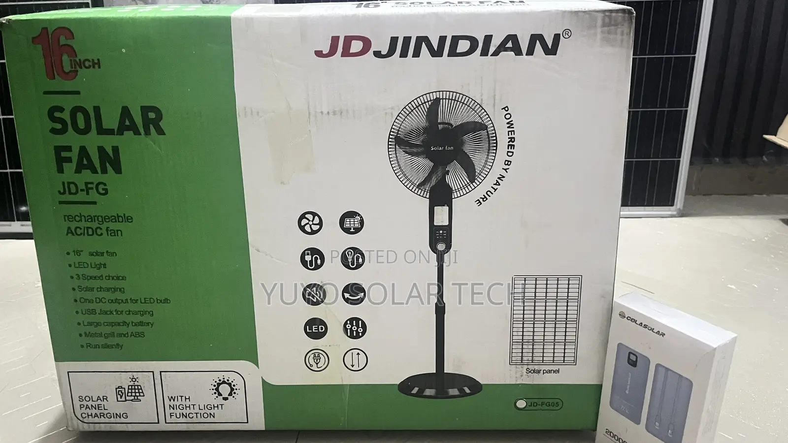 16”Solar Fan