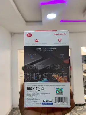 Itel 30,000mah Power Bank