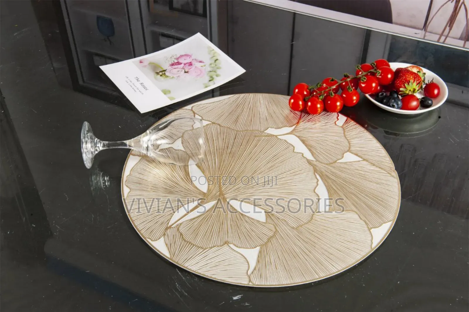 Rectangle and Round Luxury 12pcs Table Mat