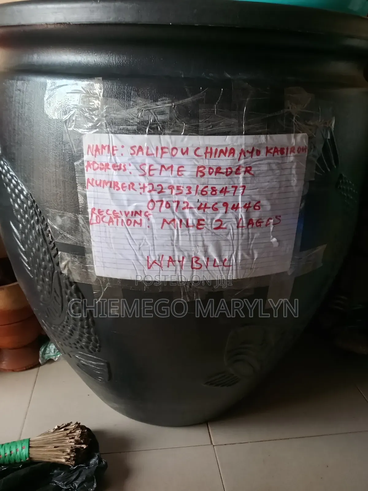 Water Storage Drum