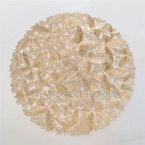 Flower Pattern Luxury Table Mat 12pcs