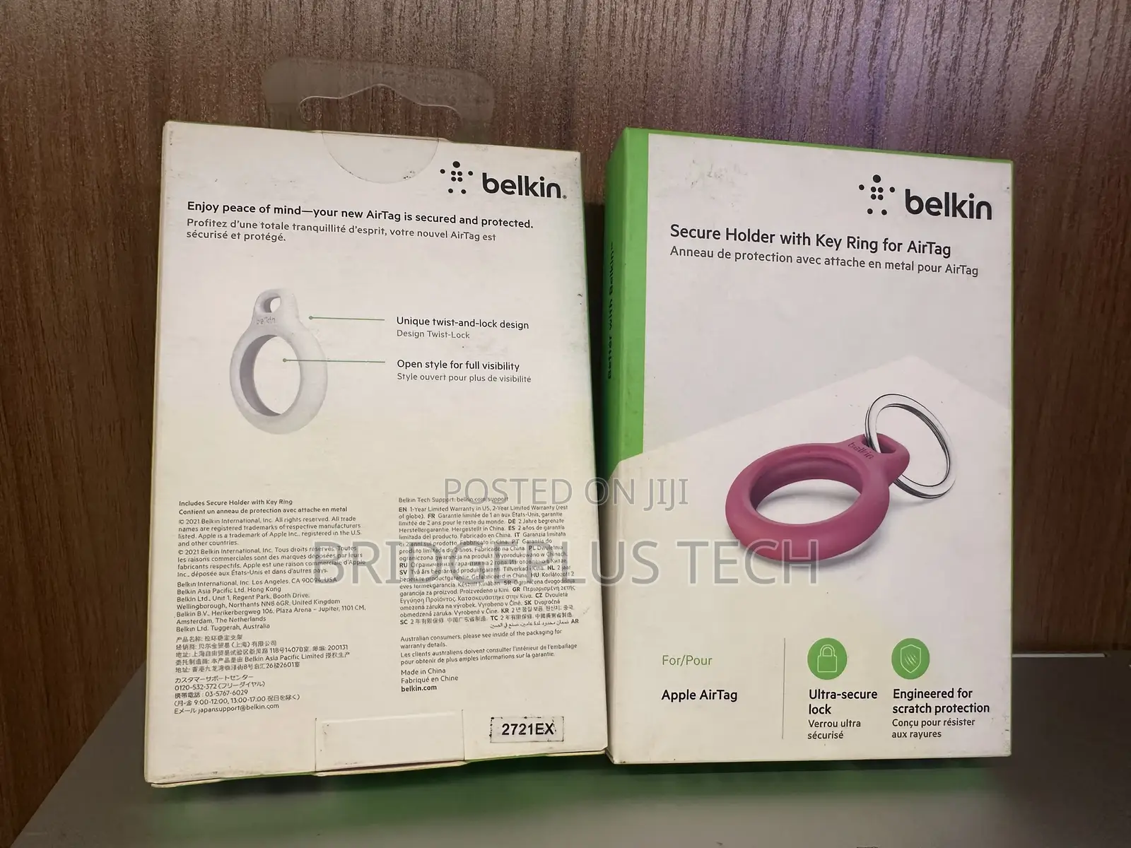 Belkin Secure Holder With Key Ring for Airtag