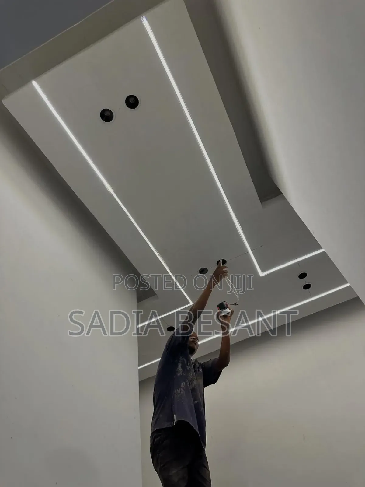 Clean Ceiling Lines, Perfect Finish