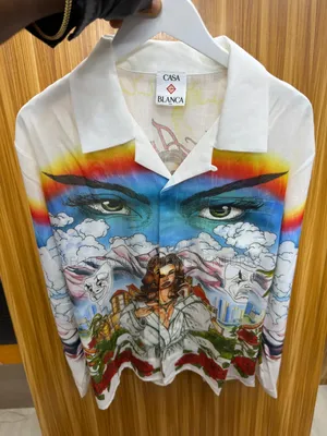 *Original Casablanca 100% Silk Shirts Available Immediate Pickup*