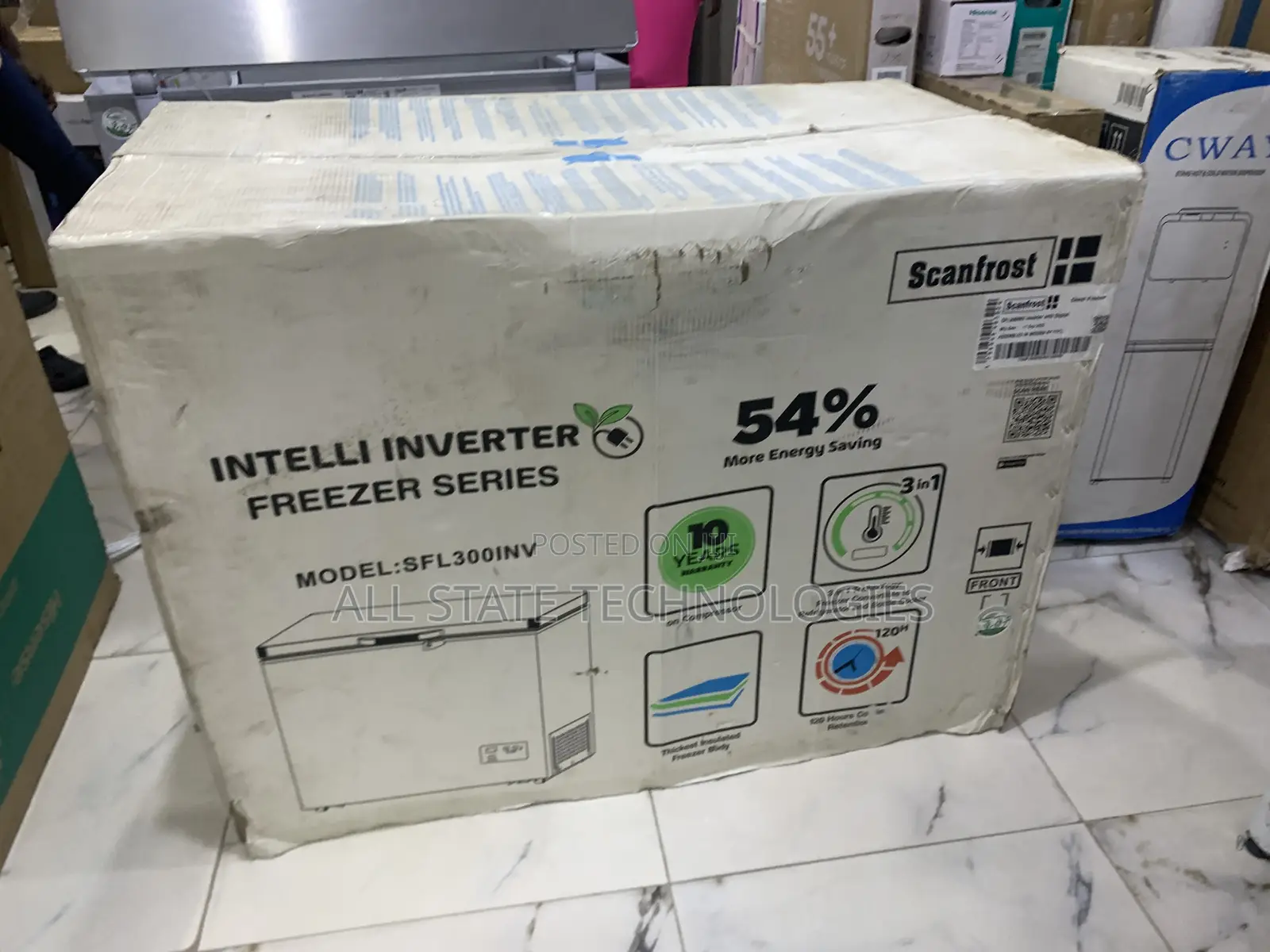 High Performance Scanfrost Inverter Deep Freezer Sfl300inv