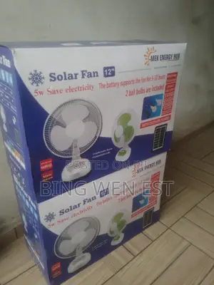 Rechargeable Solar Fan