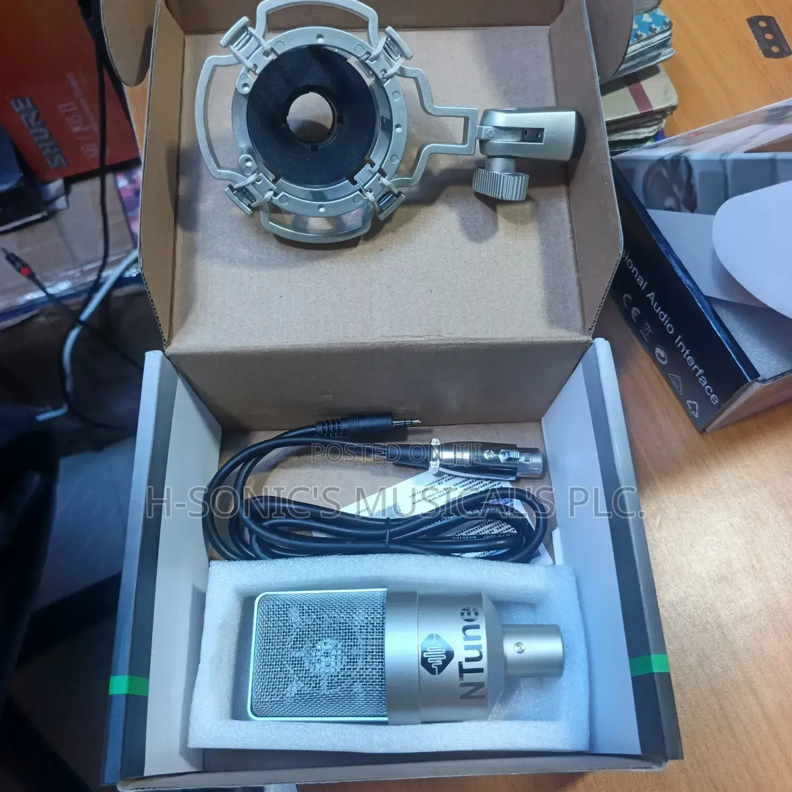 Ntune Condenser Studio Microphone.