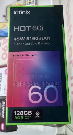 New Infinix Hot 60i 128 GB