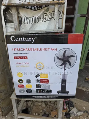 Century Rechargeable Standing Mist Fan 18inch