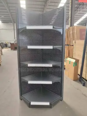 Supermarket Single And Double Shelves