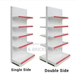 Supermarket Single And Double Shelves