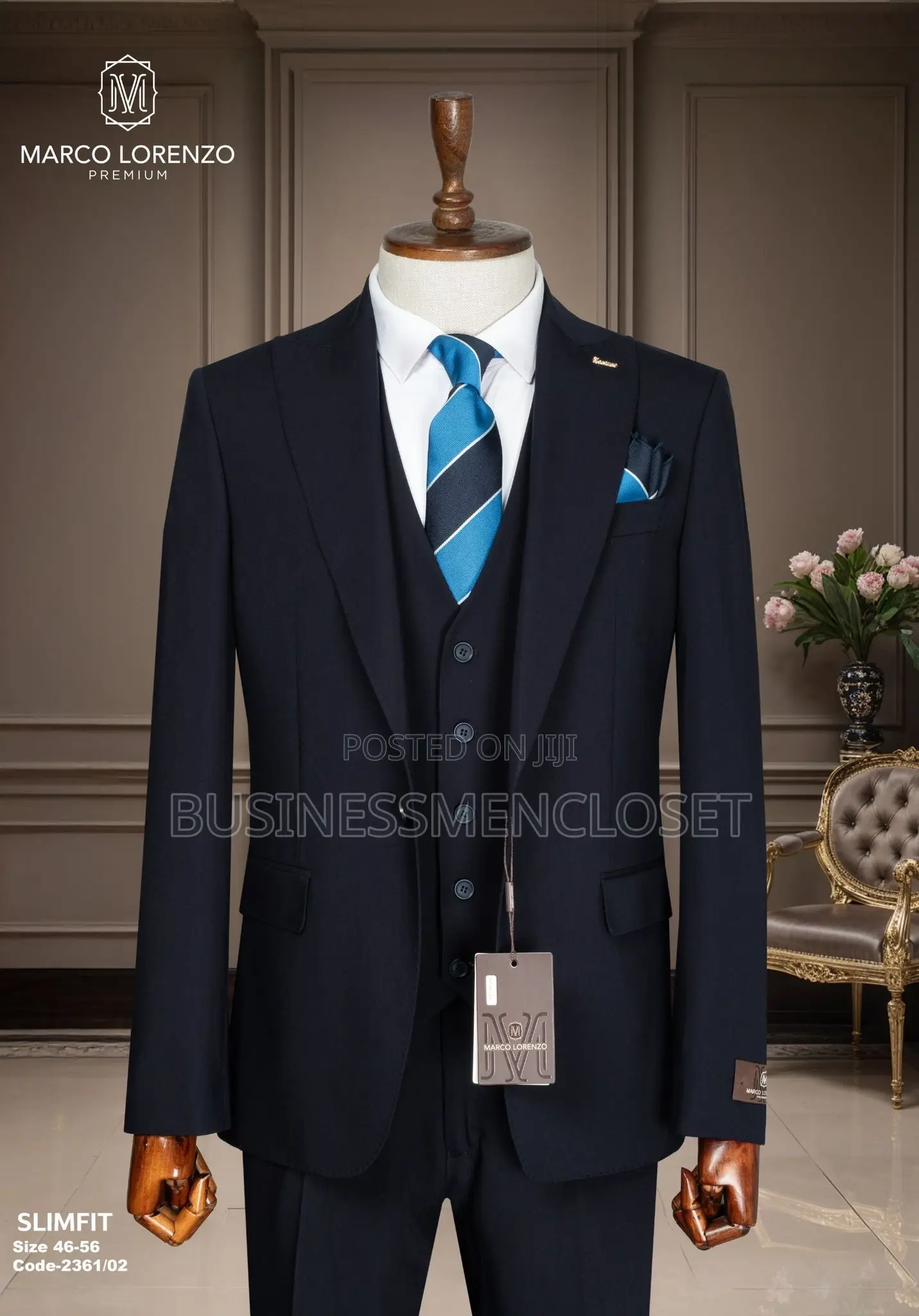 High Quality Black and Navy Blue Suits