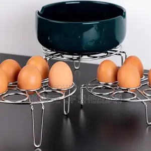 2pcs New Multi-Functional Steamer/Egg Boiling Rack