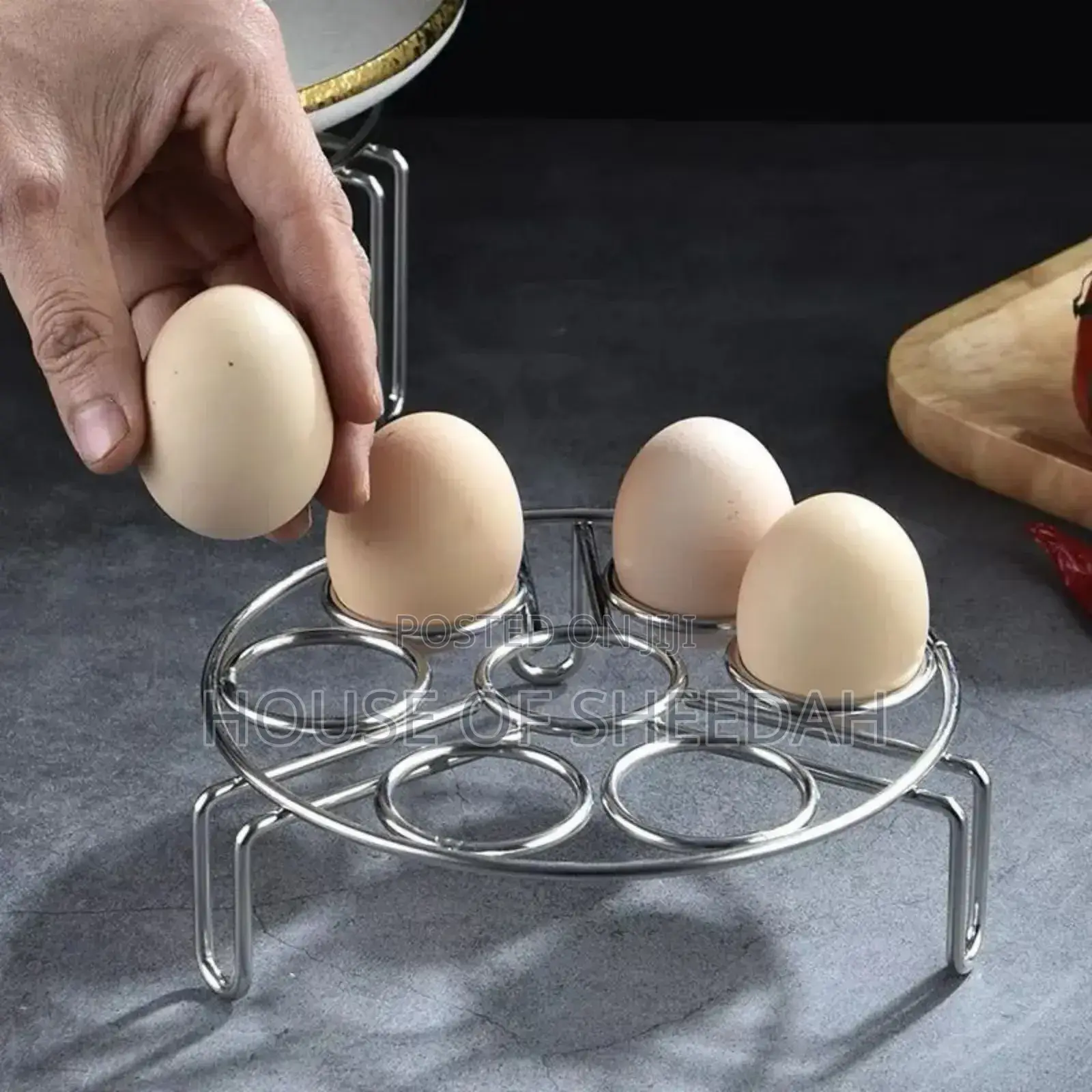 2pcs New Multi-Functional Steamer/Egg Boiling Rack