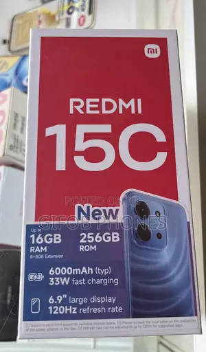 New Xiaomi Redmi 15C 4G 256 GB