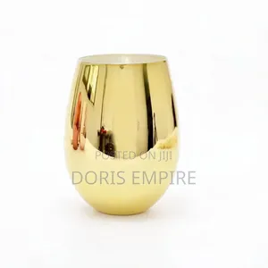 Electroplated Gold Water Glass Cup
6pcs Pack.