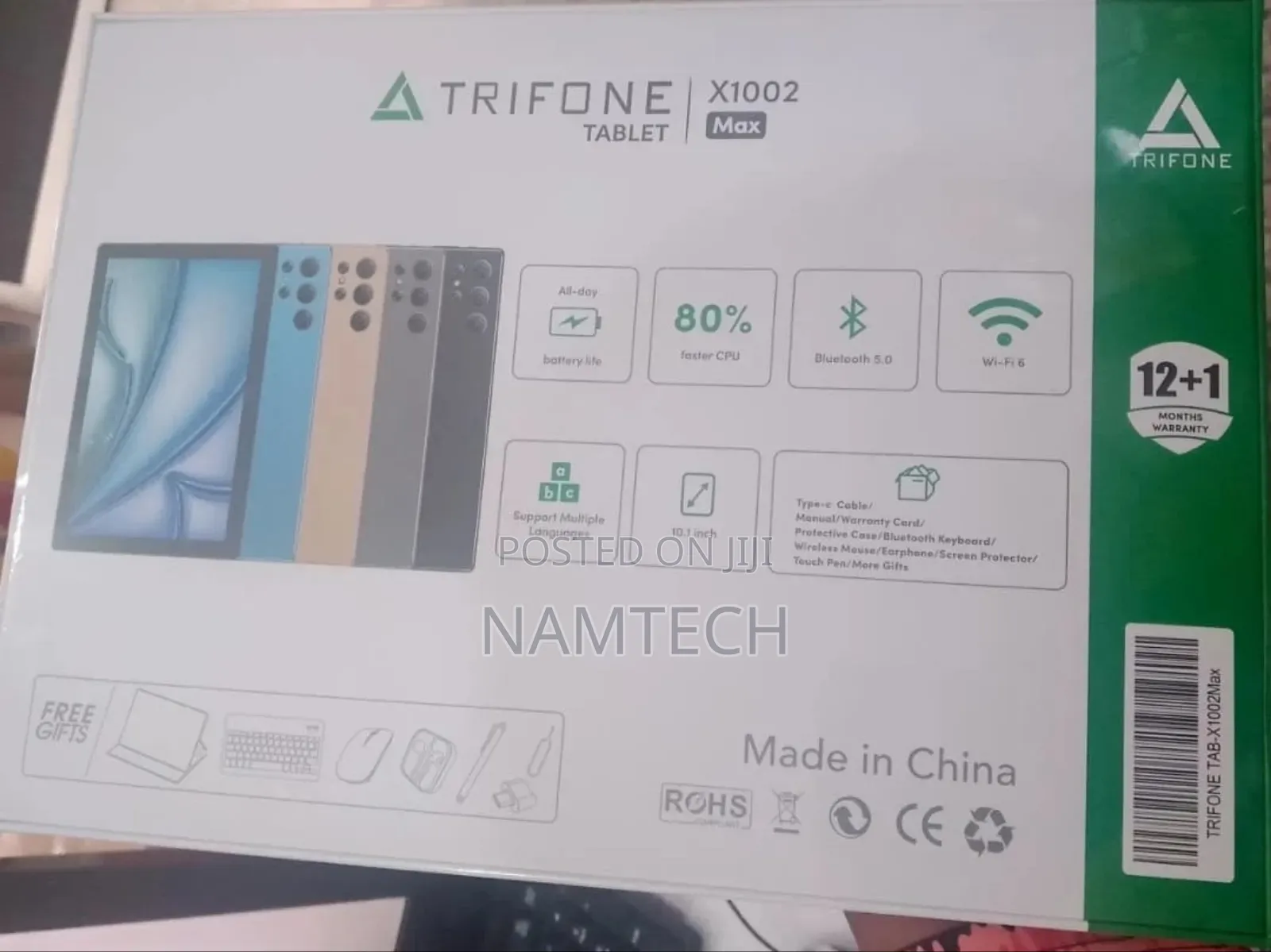New Trifone X1002 256 GB Black