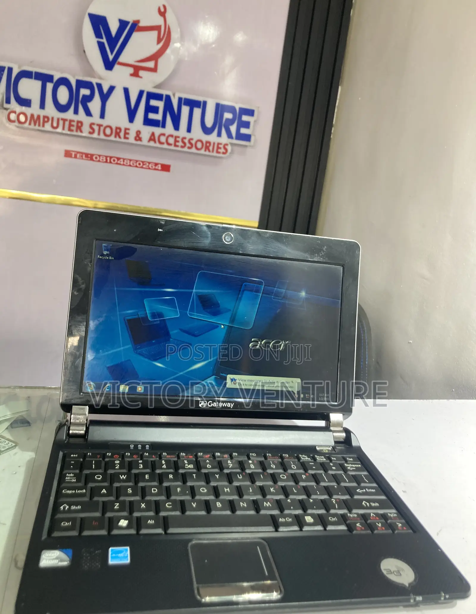 Laptop Gateway CX200S 1GB Intel Atom HDD 160GB