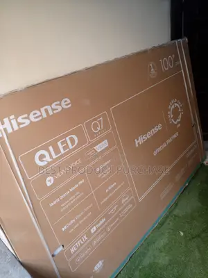 100” Hisense Smart Tv With Built-in Apps